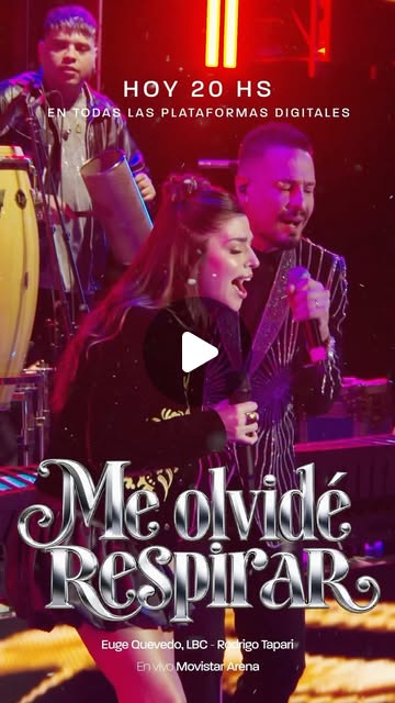 Vista previa de Euge Quevedo y Rodrigo Tapari compartieron el adelanto de “Me olvidé respirar”