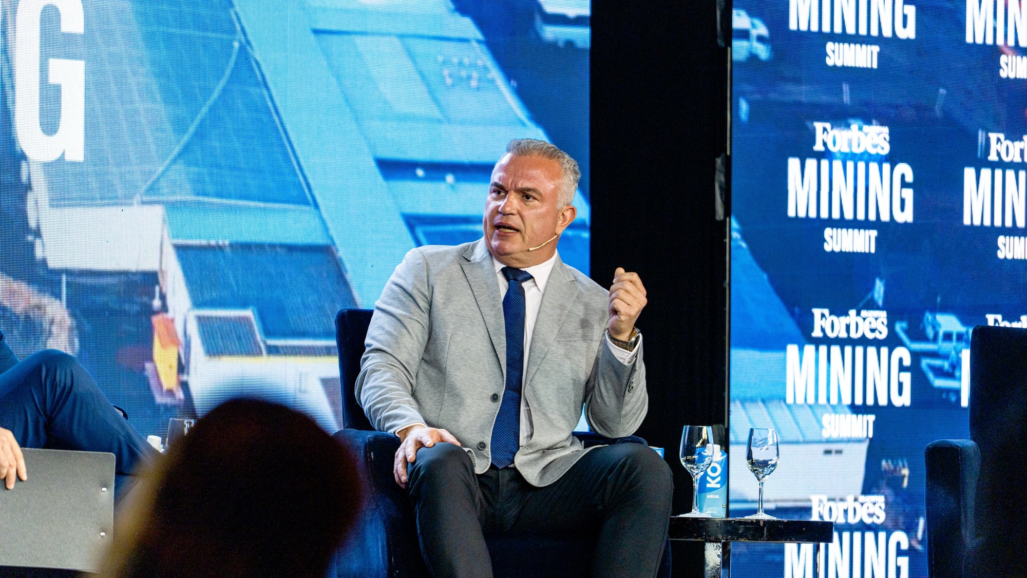 Michael Meding durante una exposición en el Forbes Argentina Mining Summit. Fotografía de archivo distribuida en su kit de prensa; no corresponde a la asamblea de GEMERA de octubre de 2026.