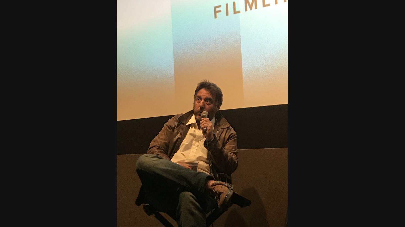 Archivo: Mariano Llinás durante un encuentro sobre La flor en el Festival de Cine de Nueva York, el 12 de octubre de 2018. No corresponde a la Seminci de 2026.
