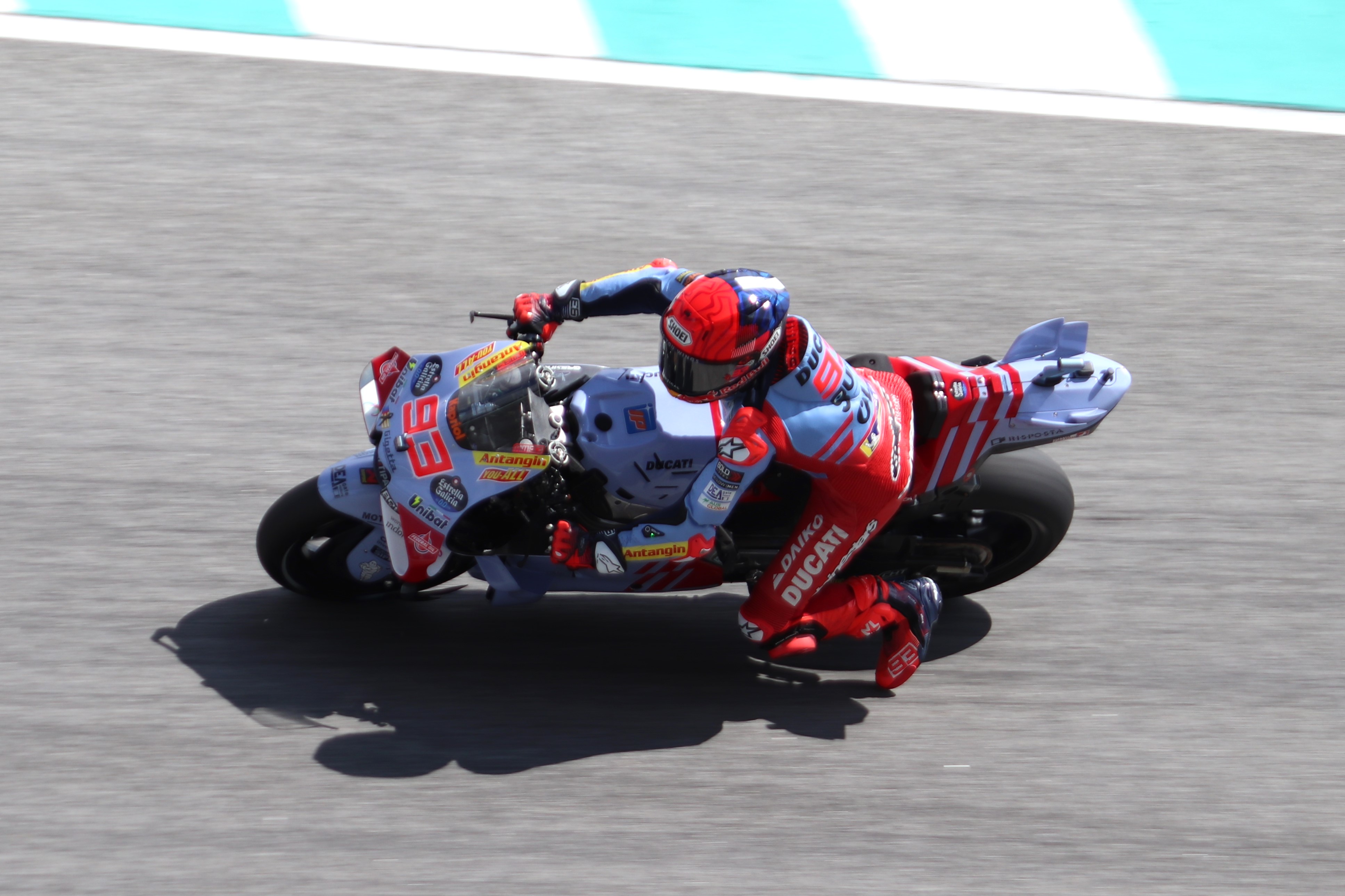 Archivo del 1 de noviembre de 2024: Marc Márquez sobre su Ducati de Gresini Racing durante el Gran Premio de Malasia.