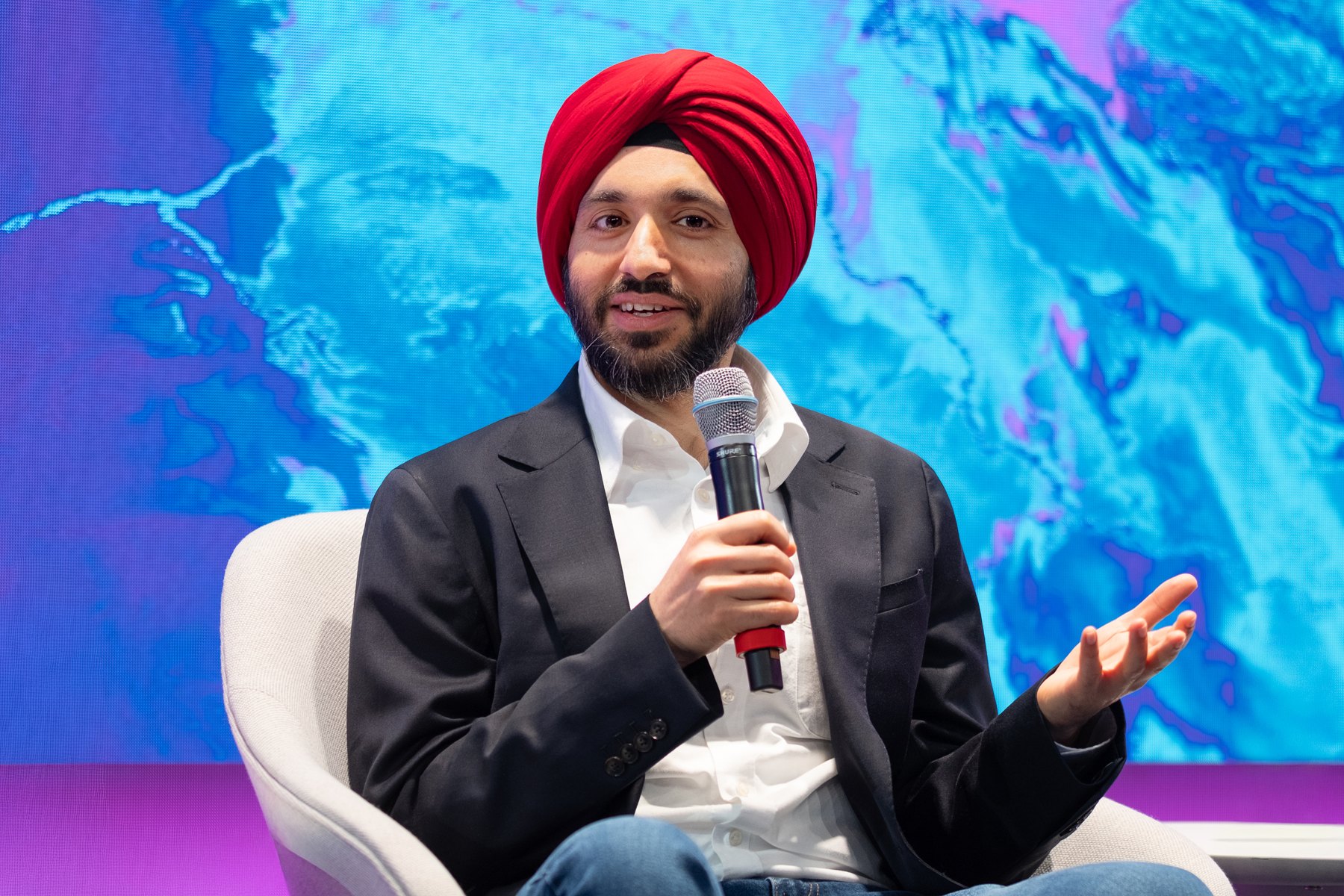 Pushmeet Kohli, firmante del anuncio de SynthID y vicepresidente de Google DeepMind, durante SXSW Londres el 3 de junio de 2026. Fotografía de archivo.