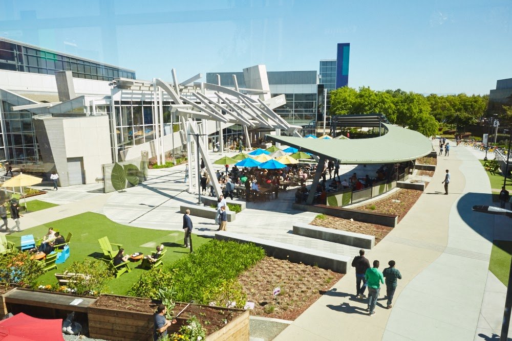 Vista del campus de Google. Fotografía de archivo; no corresponde al anuncio de Flow Music.