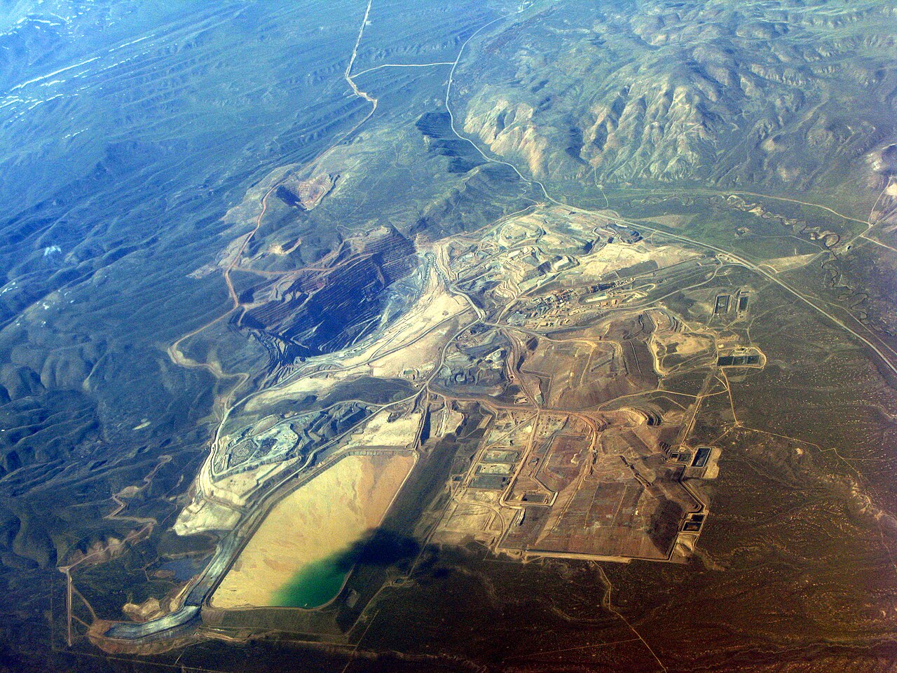 Vista aérea de Gold Quarry, Nevada, fotografiada el 21 de abril de 2009. Archivo de una operación hoy integrada a Nevada Gold Mines; no es Cerro Negro ni una imagen de 2026.