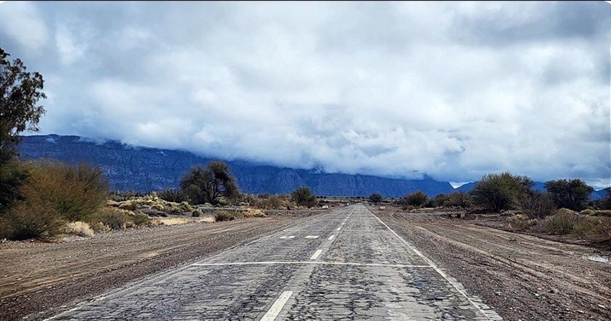 Tramo de la Ruta 40 Norte en San Juan