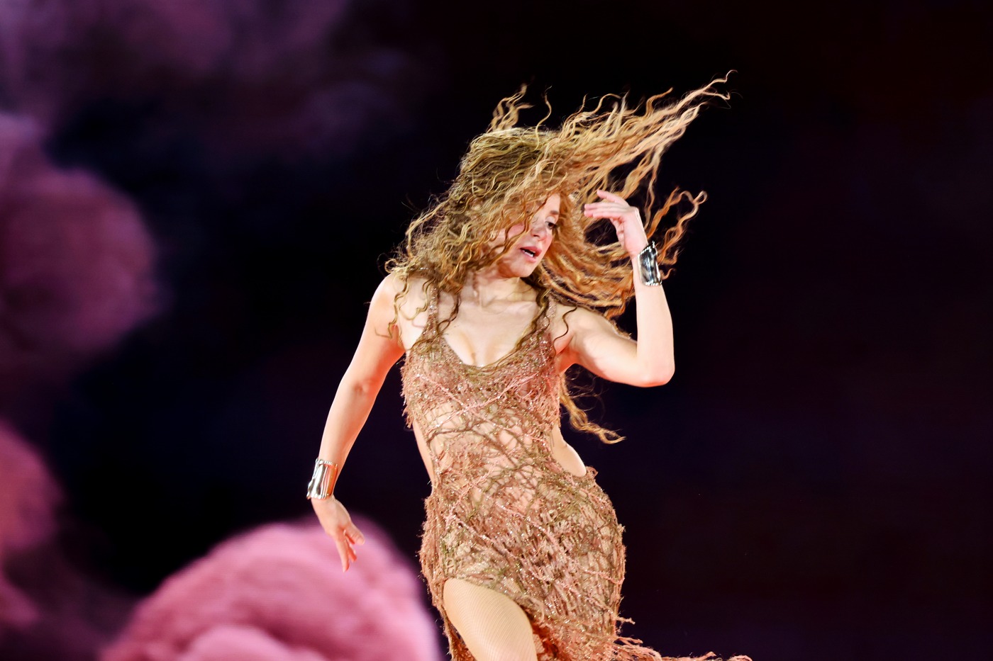 Shakira durante un concierto de Las Mujeres Ya No Lloran World Tour en SoFi Stadium, Inglewood, el 5 de agosto de 2025. Foto de archivo.