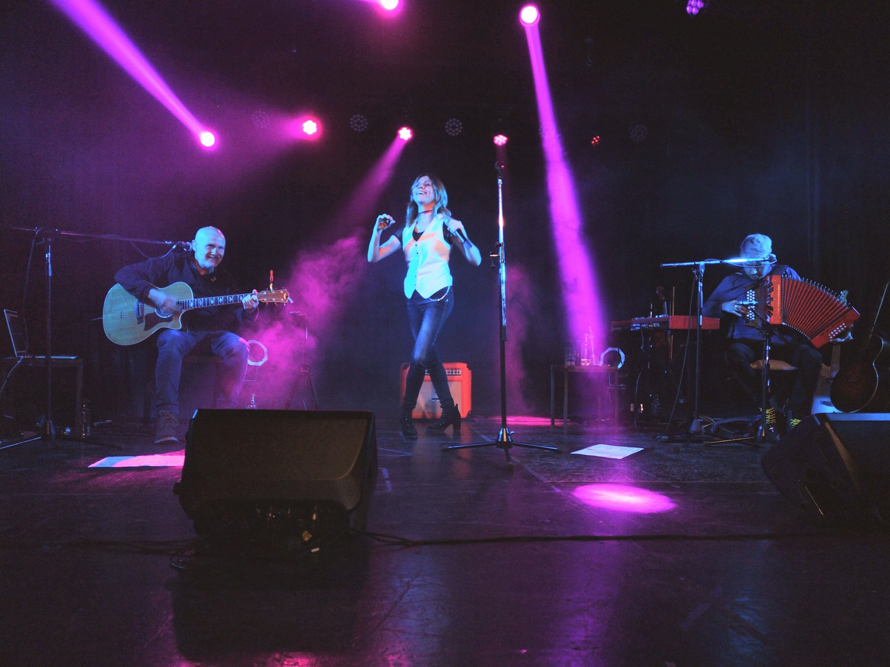 Marcela Morelo durante la gira Como una Flor, el 11 de septiembre de 2021. Foto de archivo.