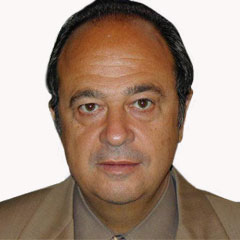 Retrato de archivo de Alberto Pierri, empresario vinculado a Telecentro, realizado en 2001 y conservado por la Cámara de Diputados de la Nación.