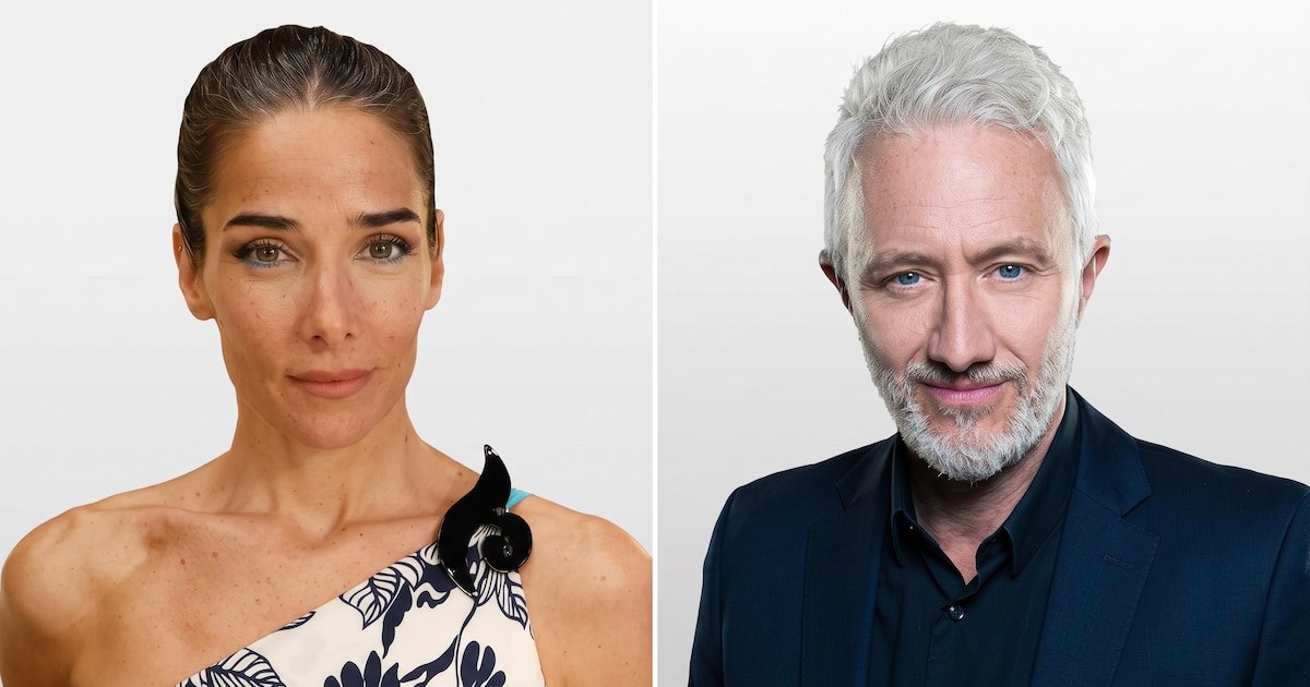 Retratos de Juana Viale y Andy Kusnetzoff.