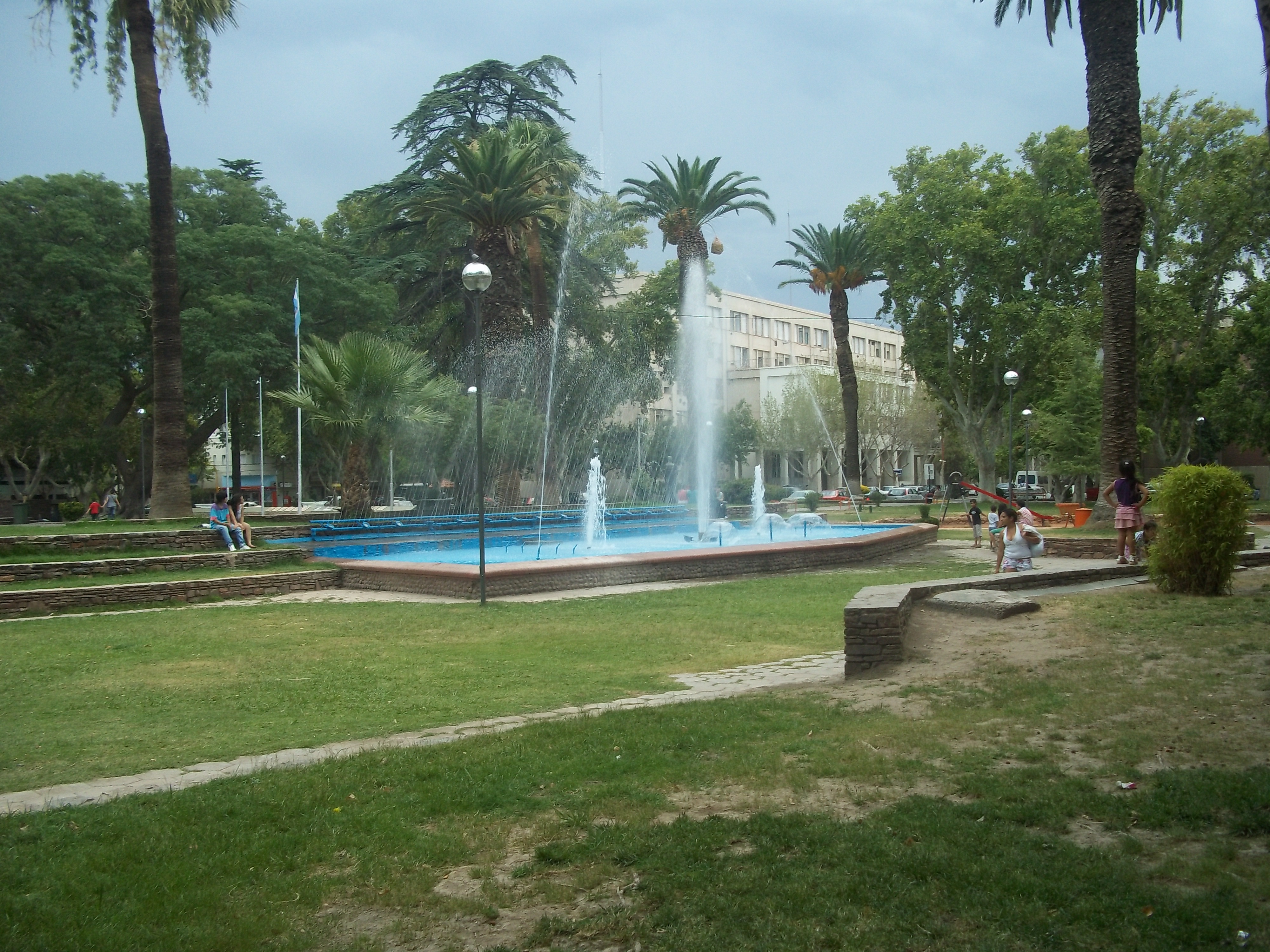 Plaza Aberastain de la ciudad de San Juan en una fotografía de archivo del 27 de diciembre de 2011; es uno de los espacios incluidos para el jueves 22 de octubre, no una foto de los trabajos actuales.