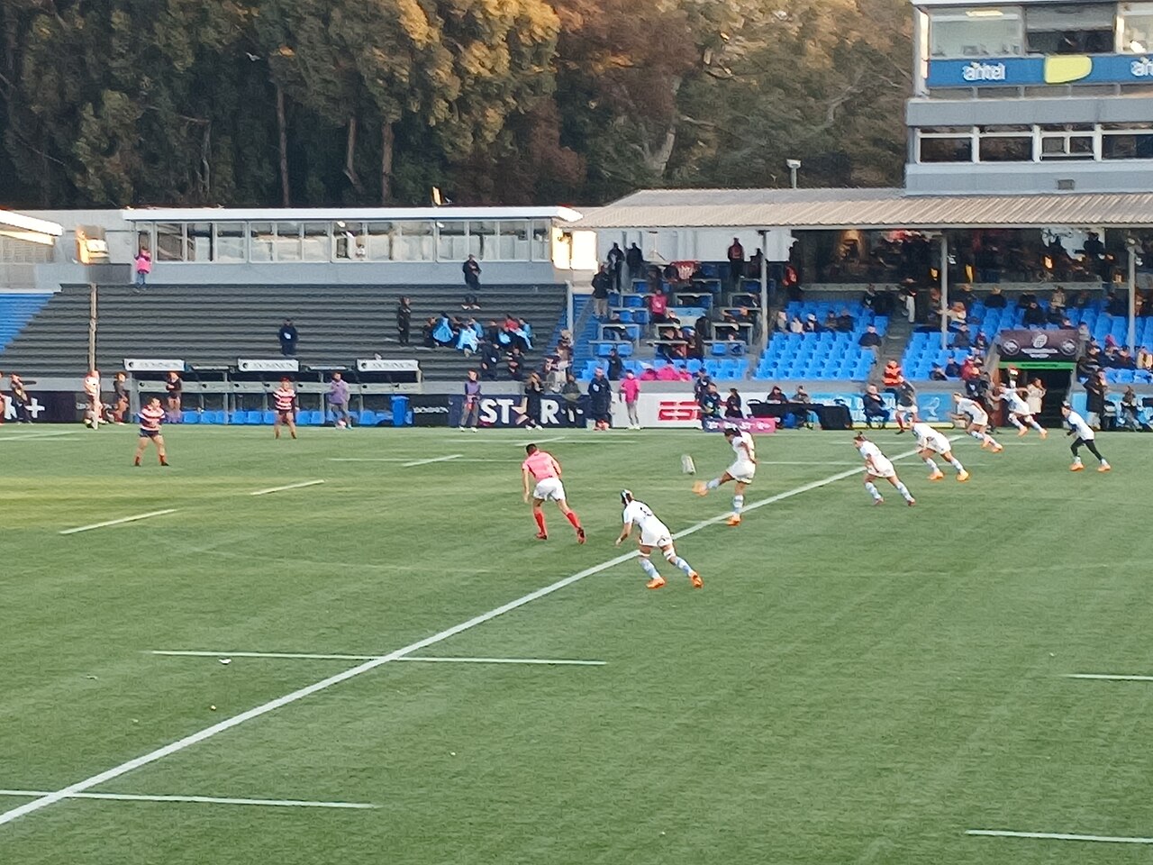 Archivo: Argentina y Paraguay durante el Sudamericano femenino de seven disputado en el estadio Charrúa de Montevideo el 18 de junio de 2023. La imagen no corresponde a la final de Carlos Paz de 2026.