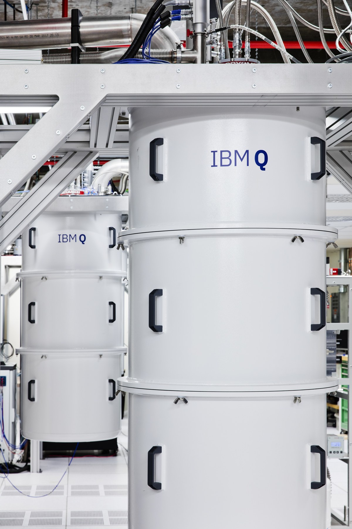 Equipo IBM Q fotografiado en 2017, utilizado como imagen de archivo.