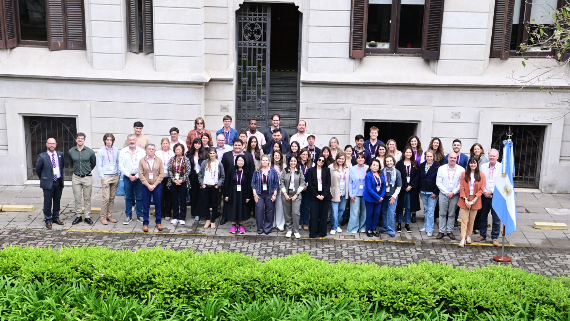 Participantes del workshop internacional de INASE e ISTA reunidos en Buenos Aires; foto del encuentro difundida el 22 de octubre de 2026.
