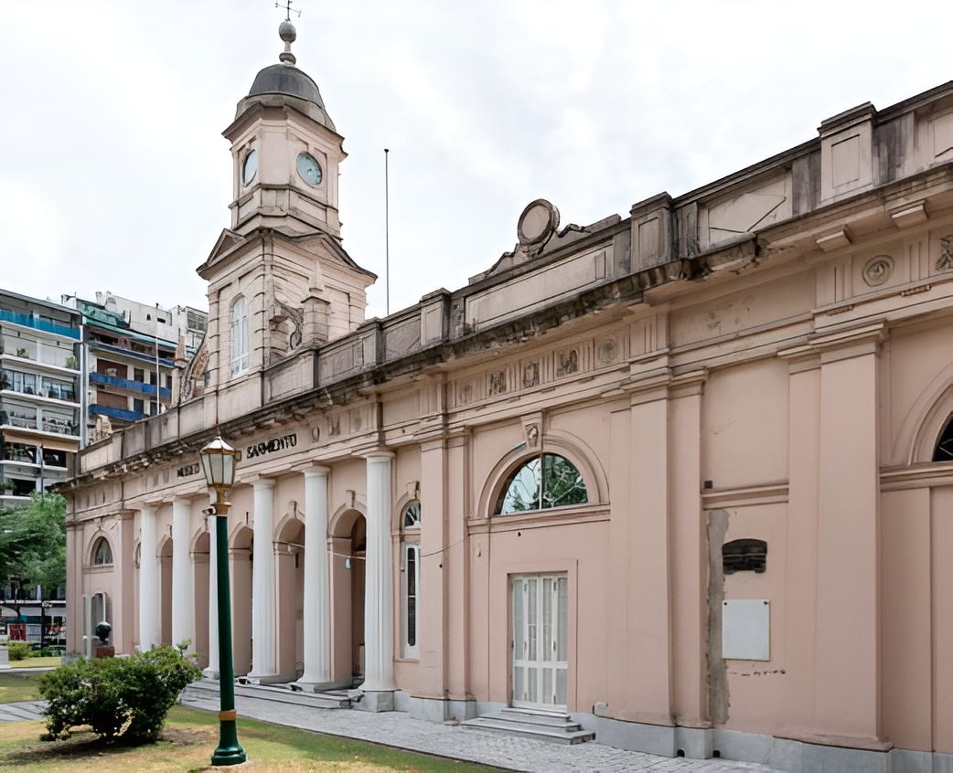 Fachada del Museo Histórico Sarmiento en Belgrano, ciudad de Buenos Aires. Foto de archivo de Diego Eidelman, sin fecha de toma informada.