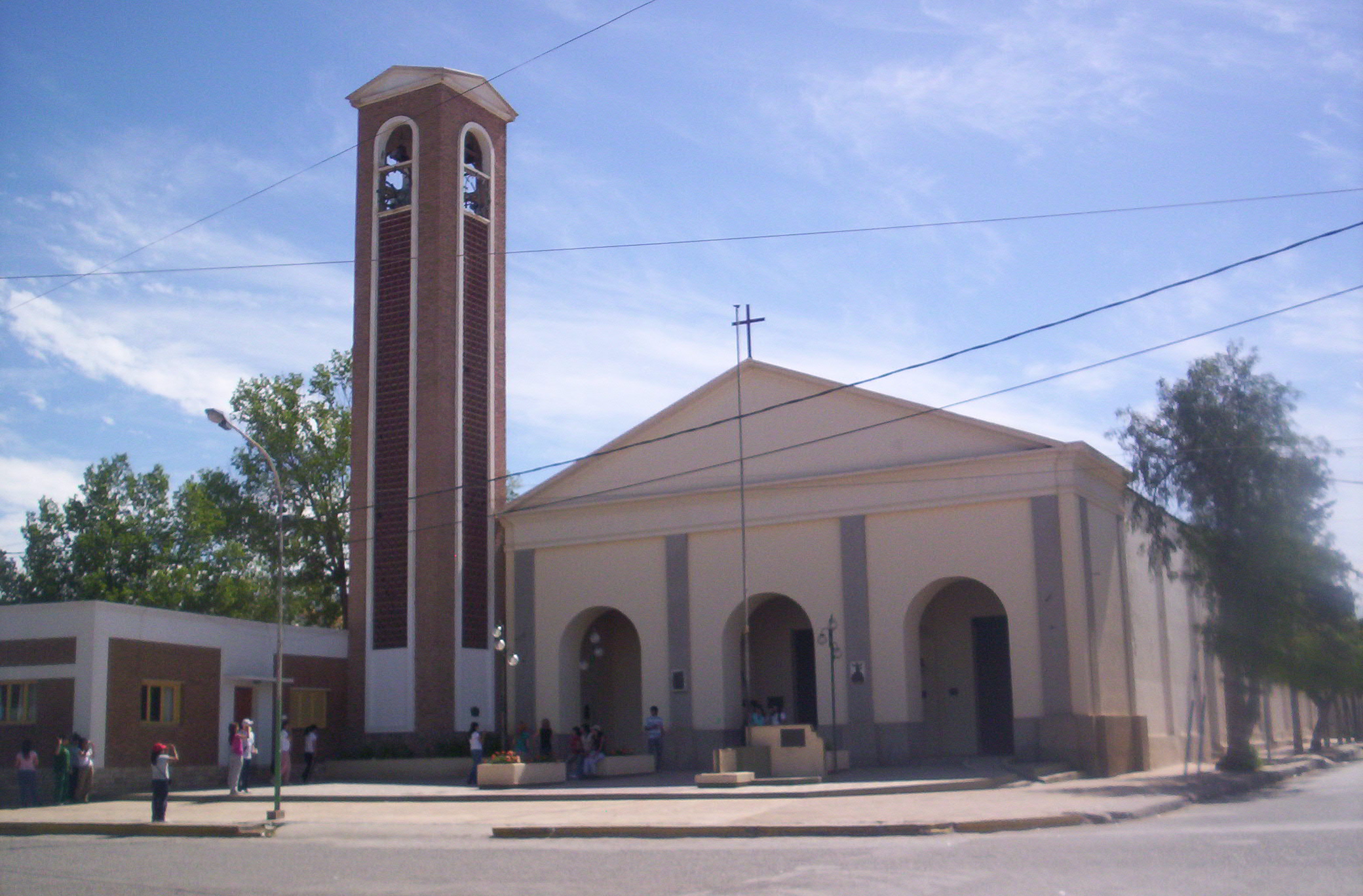 Fachada del Santuario San José de Jáchal, complejo al que pertenece el Museo Memorial. Fotografía de archivo tomada el 17 de octubre de 2009; no muestra el interior del museo ni los conciertos de 2026.
