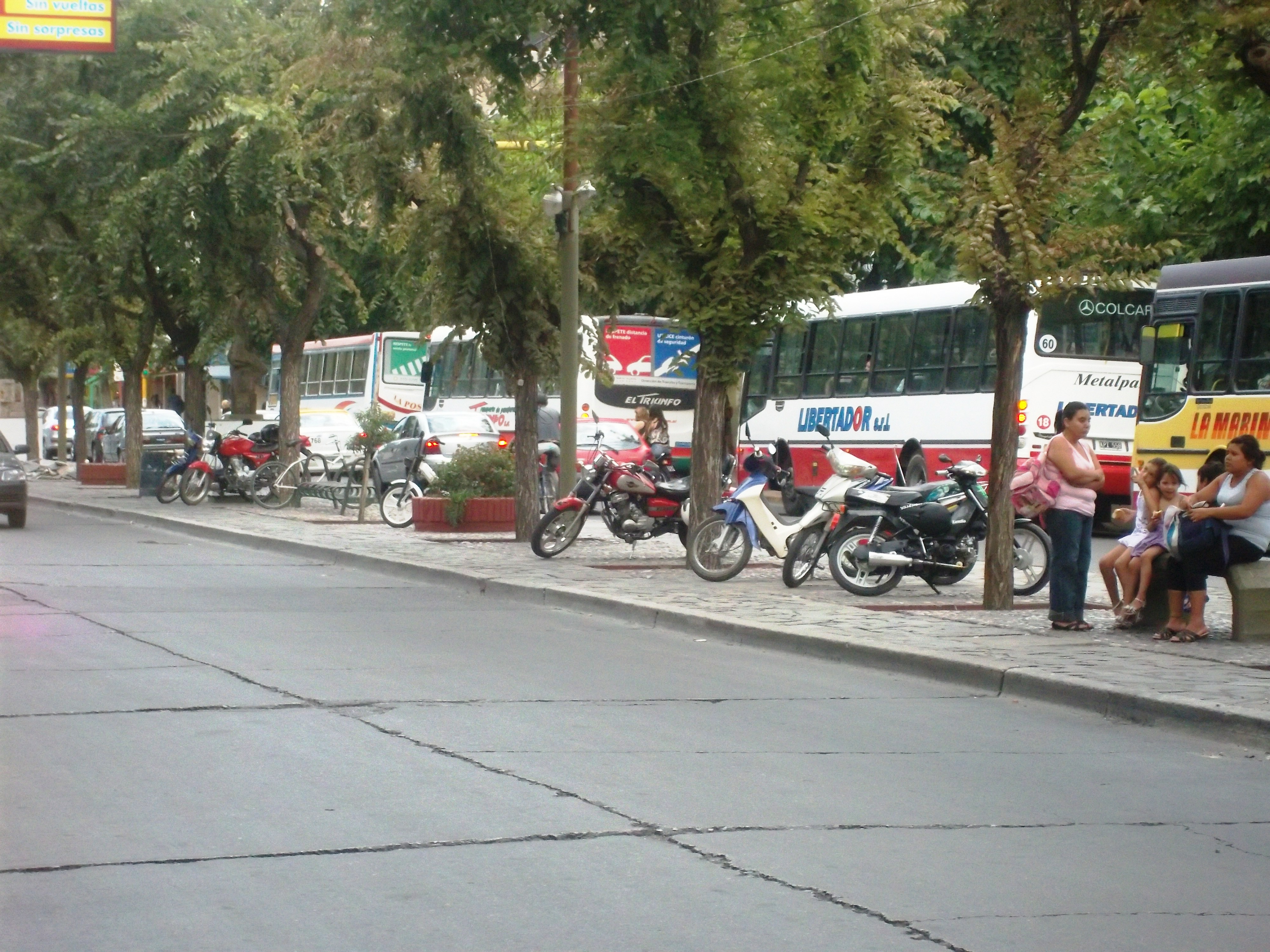 Vista de archivo de la avenida Libertador General San Martín en San Juan, fotografiada el 27 de diciembre de 2011. No muestra el operativo anunciado.