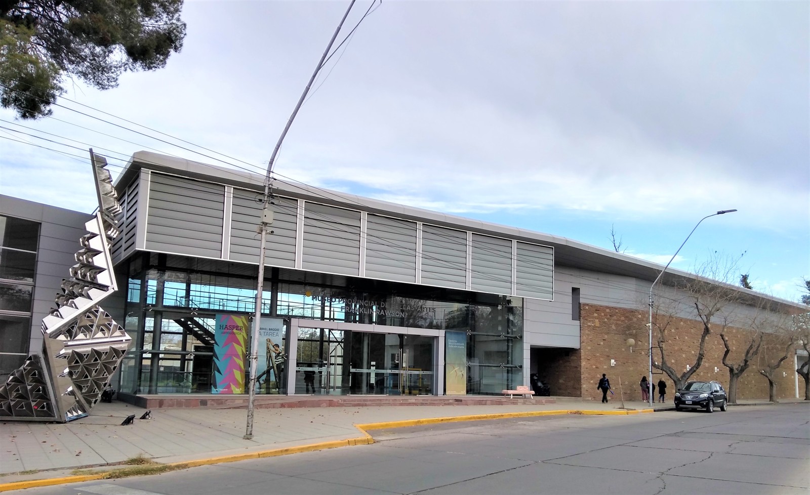 Fachada del Museo Provincial de Bellas Artes Franklin Rawson, sede del encuentro. Fotografía de archivo del 10 de julio de 2022.