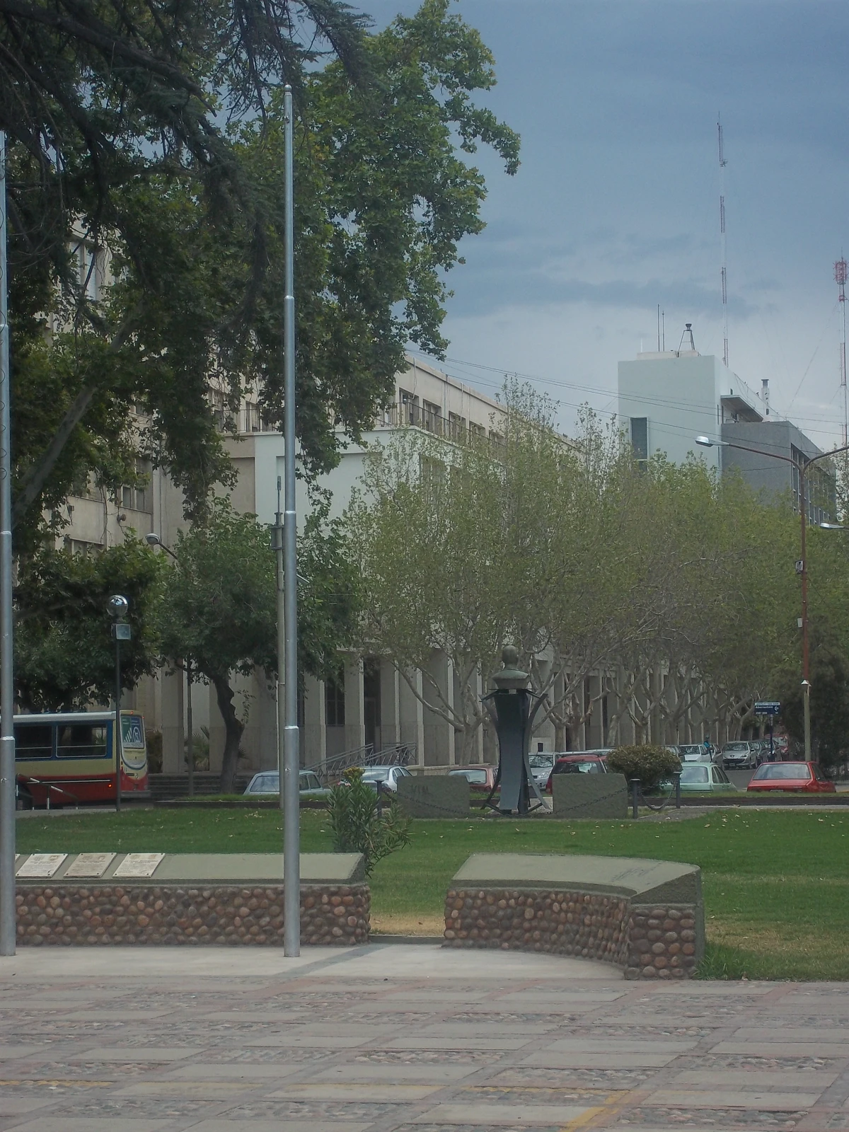 Vista de archivo de la Plaza Aberastain de San Juan, fotografiada en diciembre de 2011