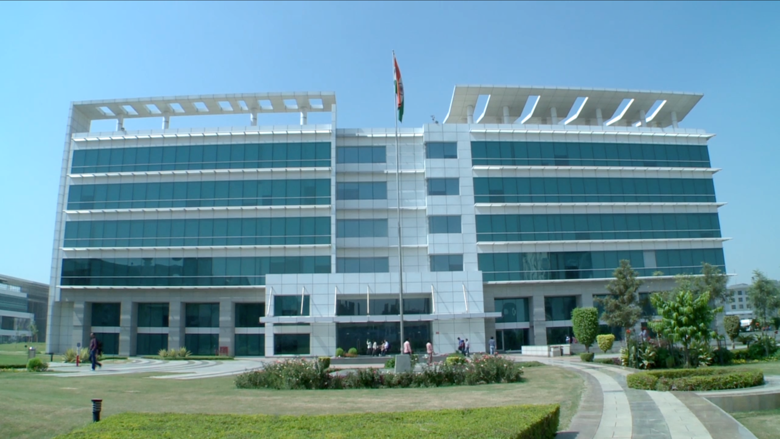 Vista de archivo del campus Noida SEZ de HCL Technologies, en India, fotografiado en 2015.