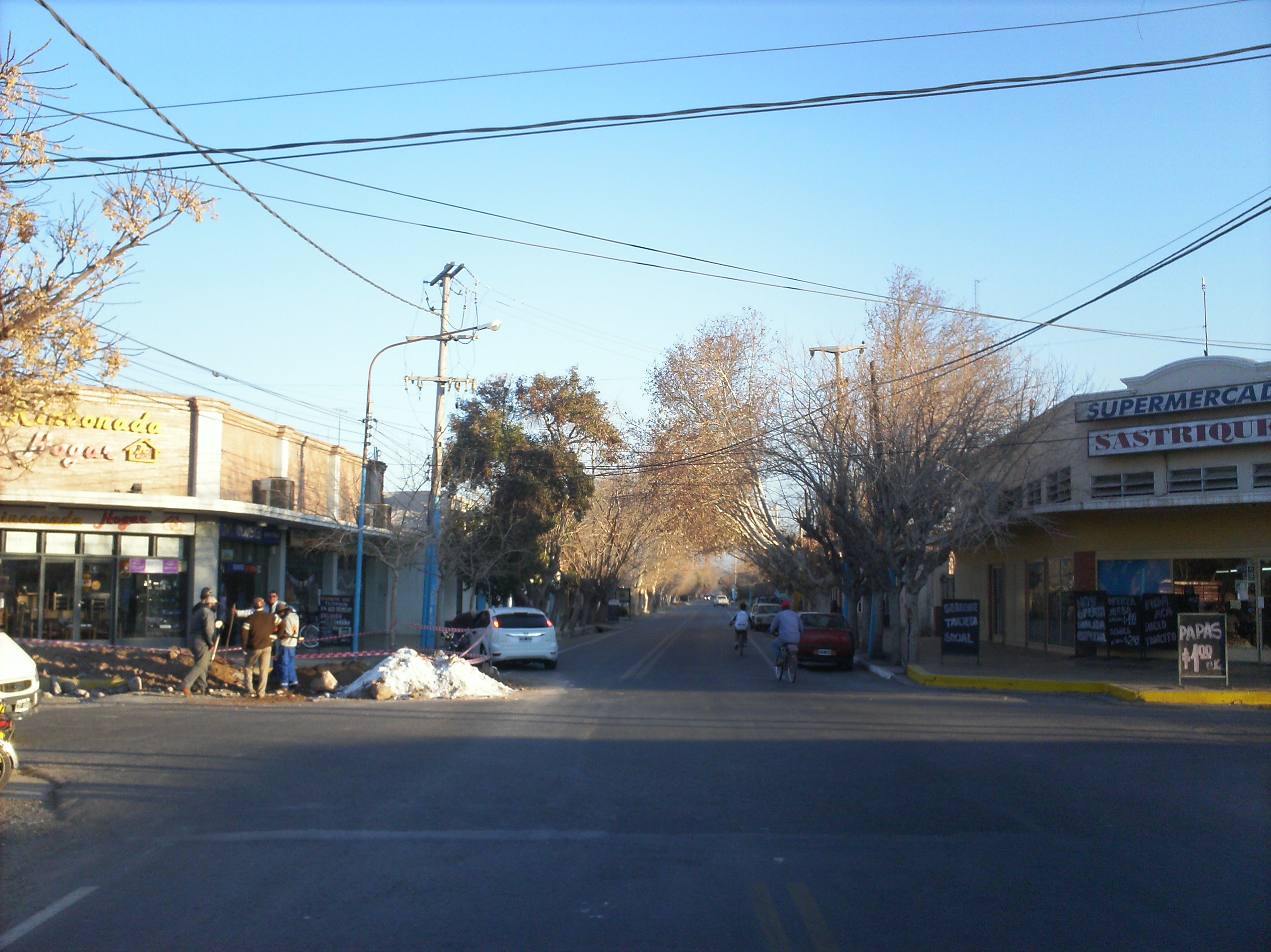 Vista de La Rinconada, Pocito, en julio de 2011. Imagen de contexto territorial; no muestra la sede ni la jornada anunciada.