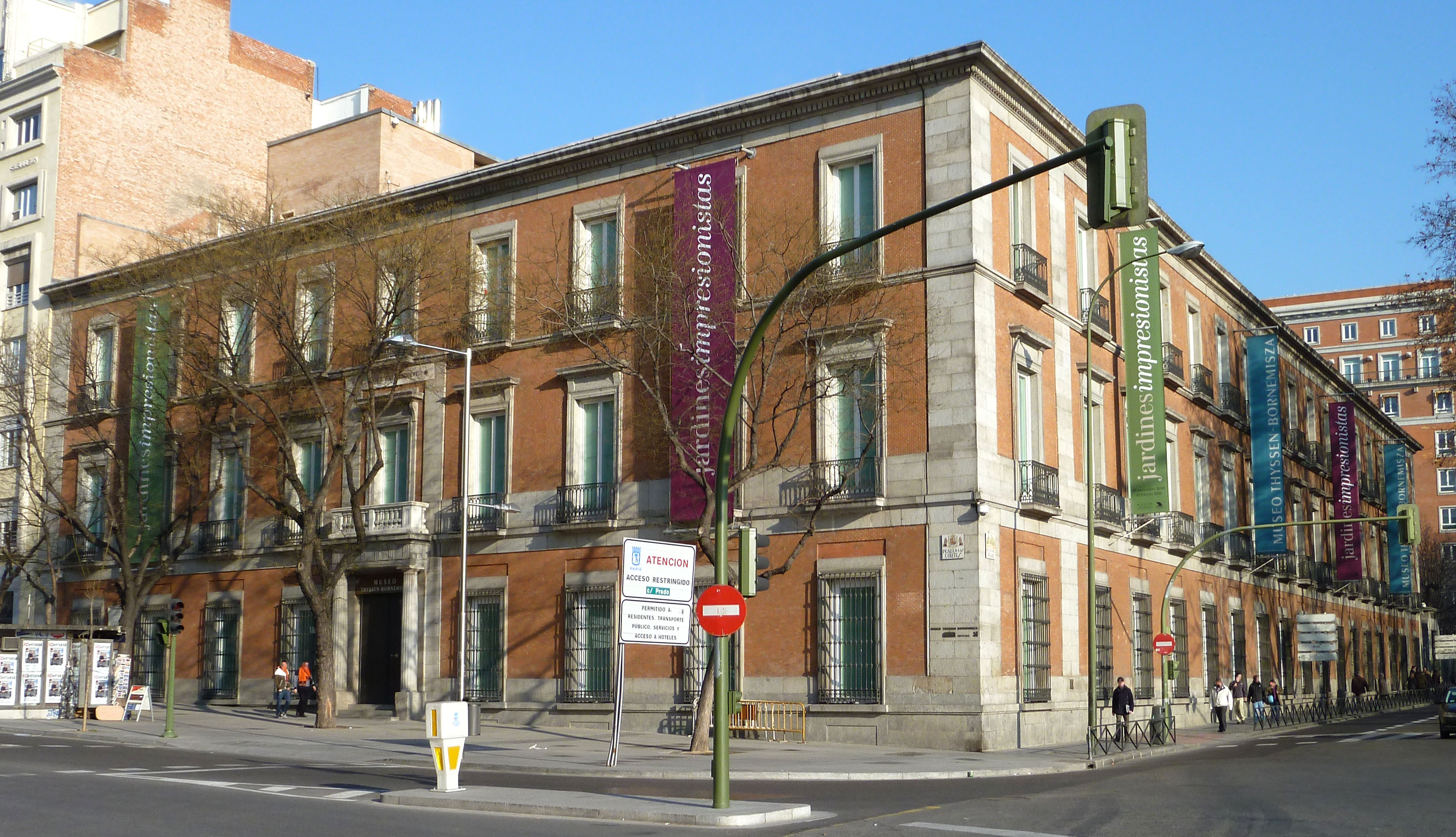 Exterior del Museo Thyssen-Bornemisza en Madrid, en una fotografía de archivo del 12 de febrero de 2011, anterior a la exposición Dalí–Freud.
