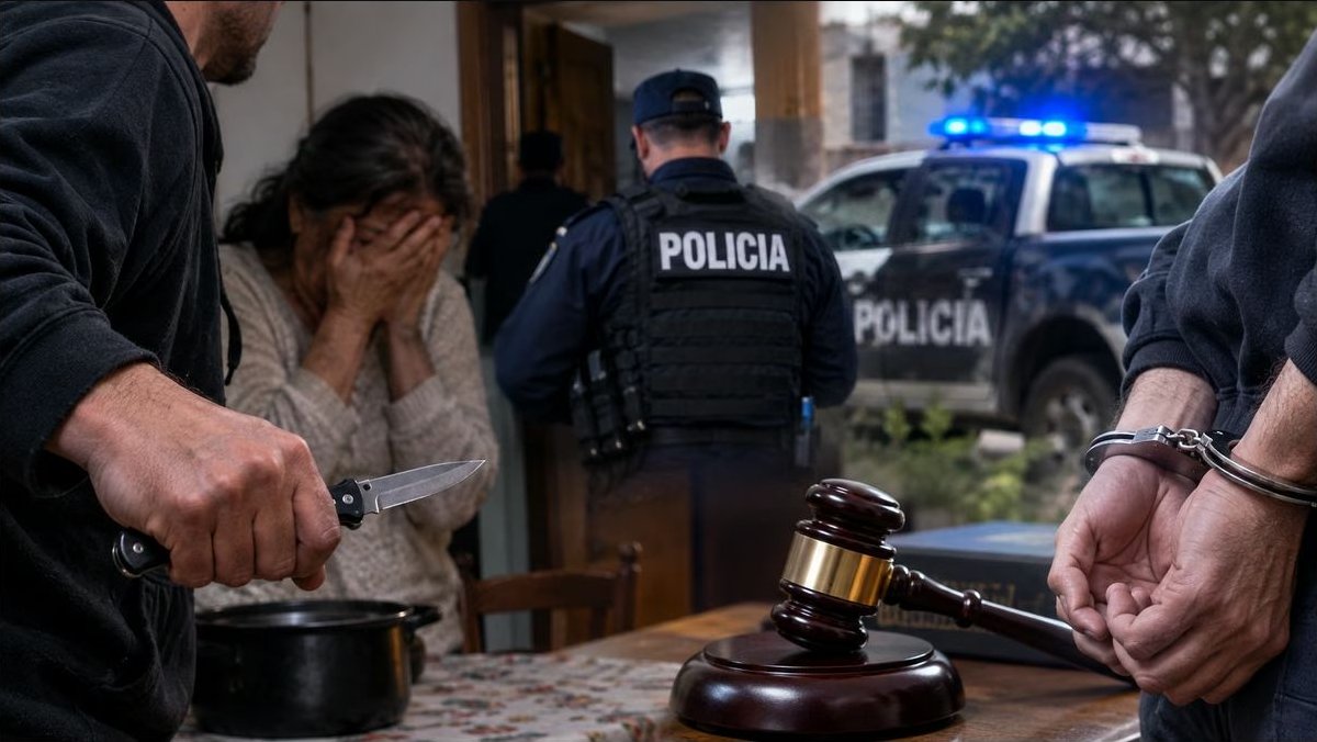 Fotografía vinculada a: Una condena en Pocito: amenazó a su madre y atacó a un policía, según la causa.