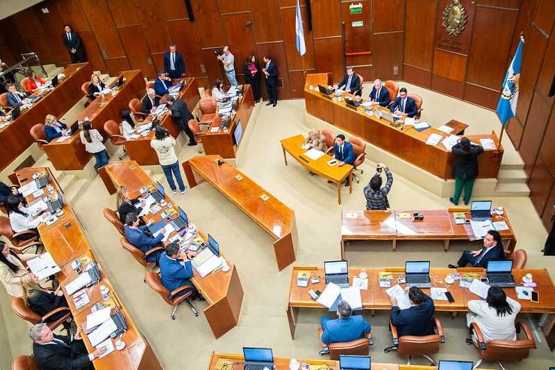 Sesión de la Cámara de Diputados de San Juan del 22 de octubre de 2026, en la que se autorizó el préstamo para la Ruta 40 Sur.