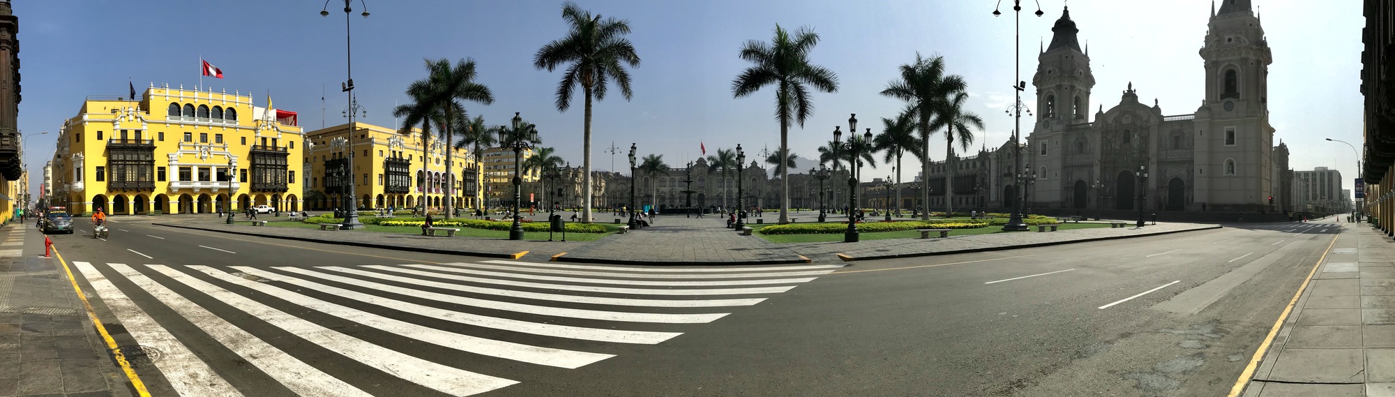 Vista panorámica de la Plaza Mayor de Lima en noviembre de 2019. Imagen de archivo, no corresponde a la jornada electoral.