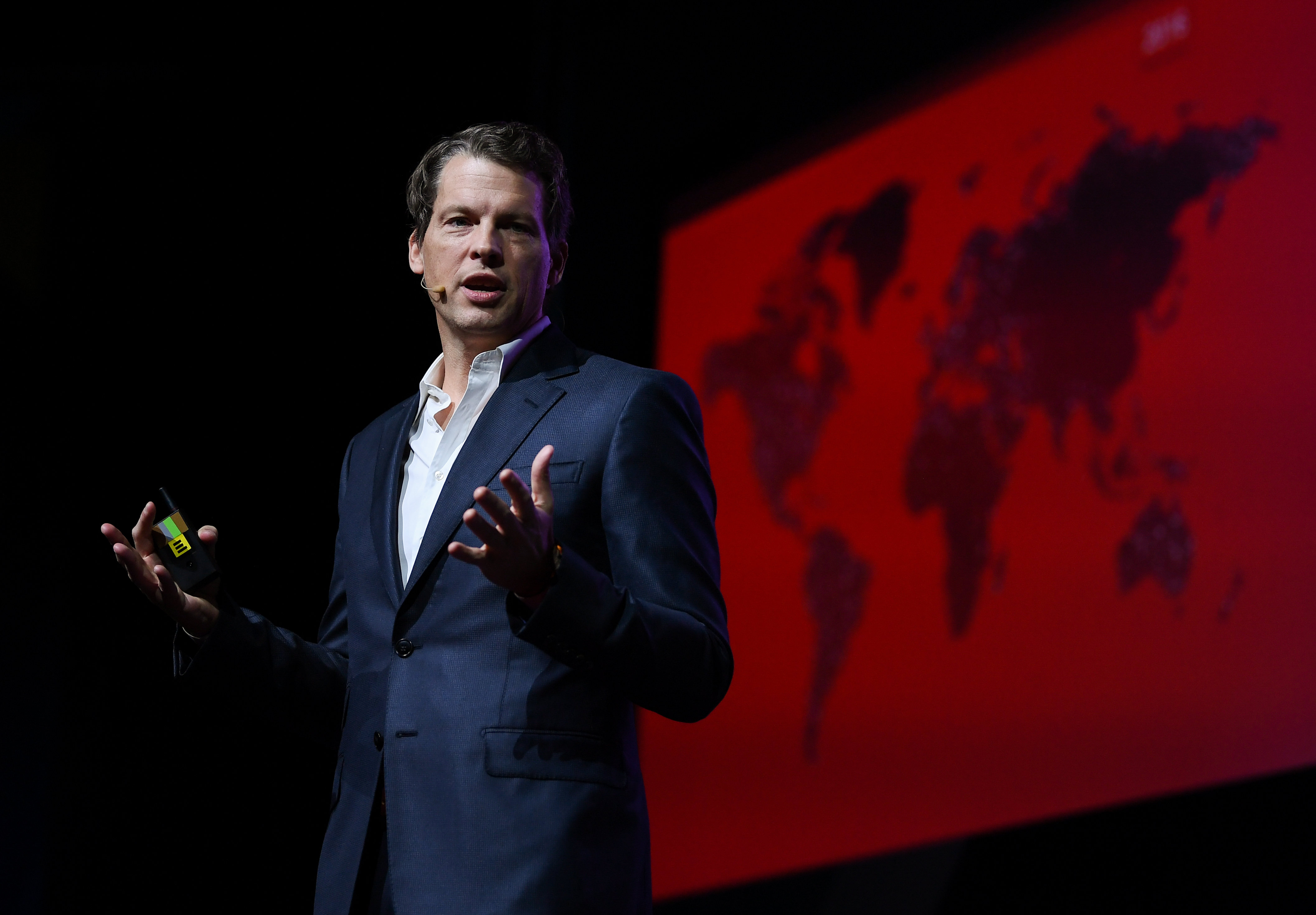 Greg Peters, entonces director de Producto de Netflix, habla en Web Summit, Lisboa, el 7 de noviembre de 2018. Fotografía de archivo del actual codirector ejecutivo de la compañía.