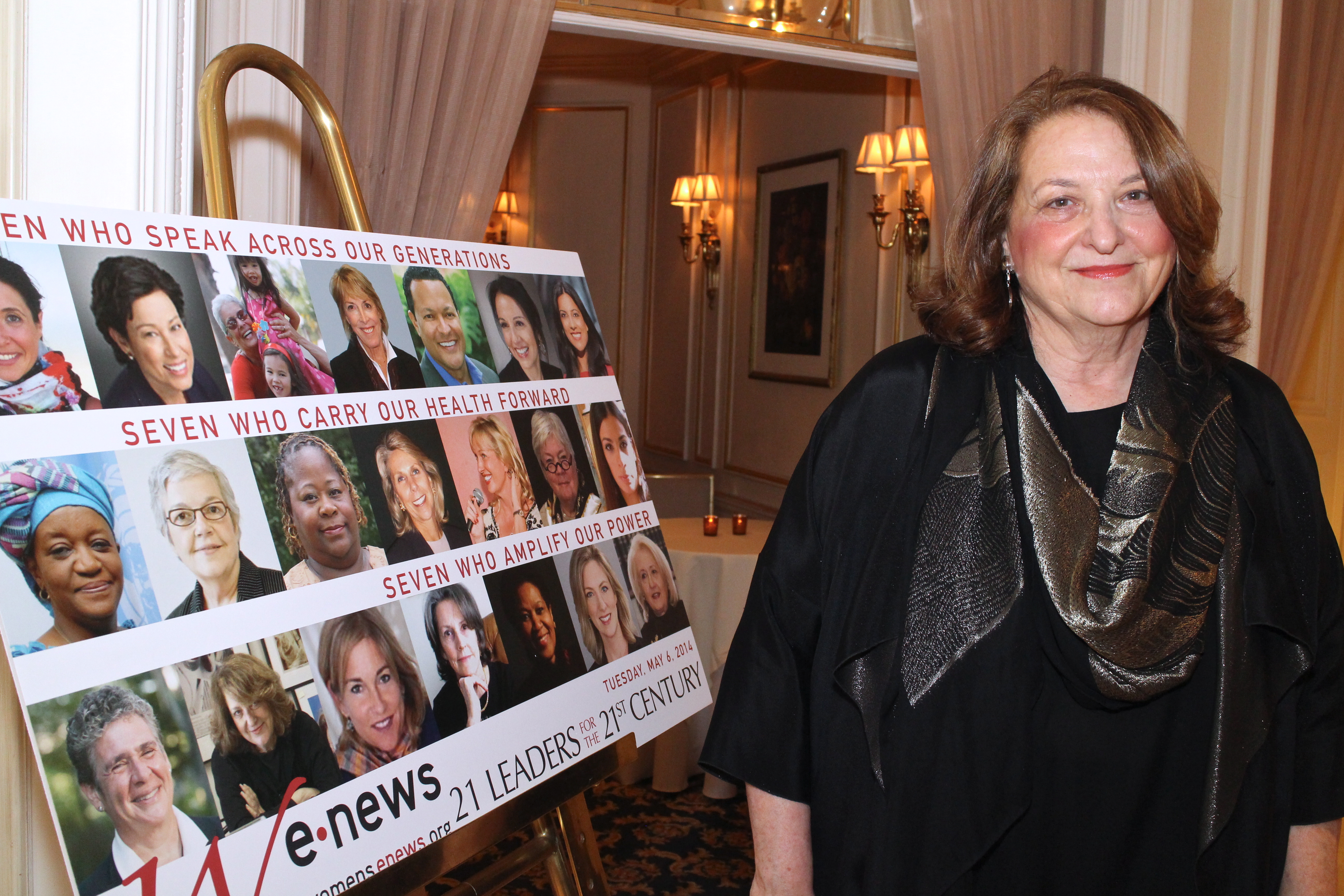 Lynn Hershman Leeson en la gala 21 Leaders de Women’s eNews, 6 de mayo de 2014. Fotografía de archivo; no corresponde a la exposición de Seúl.