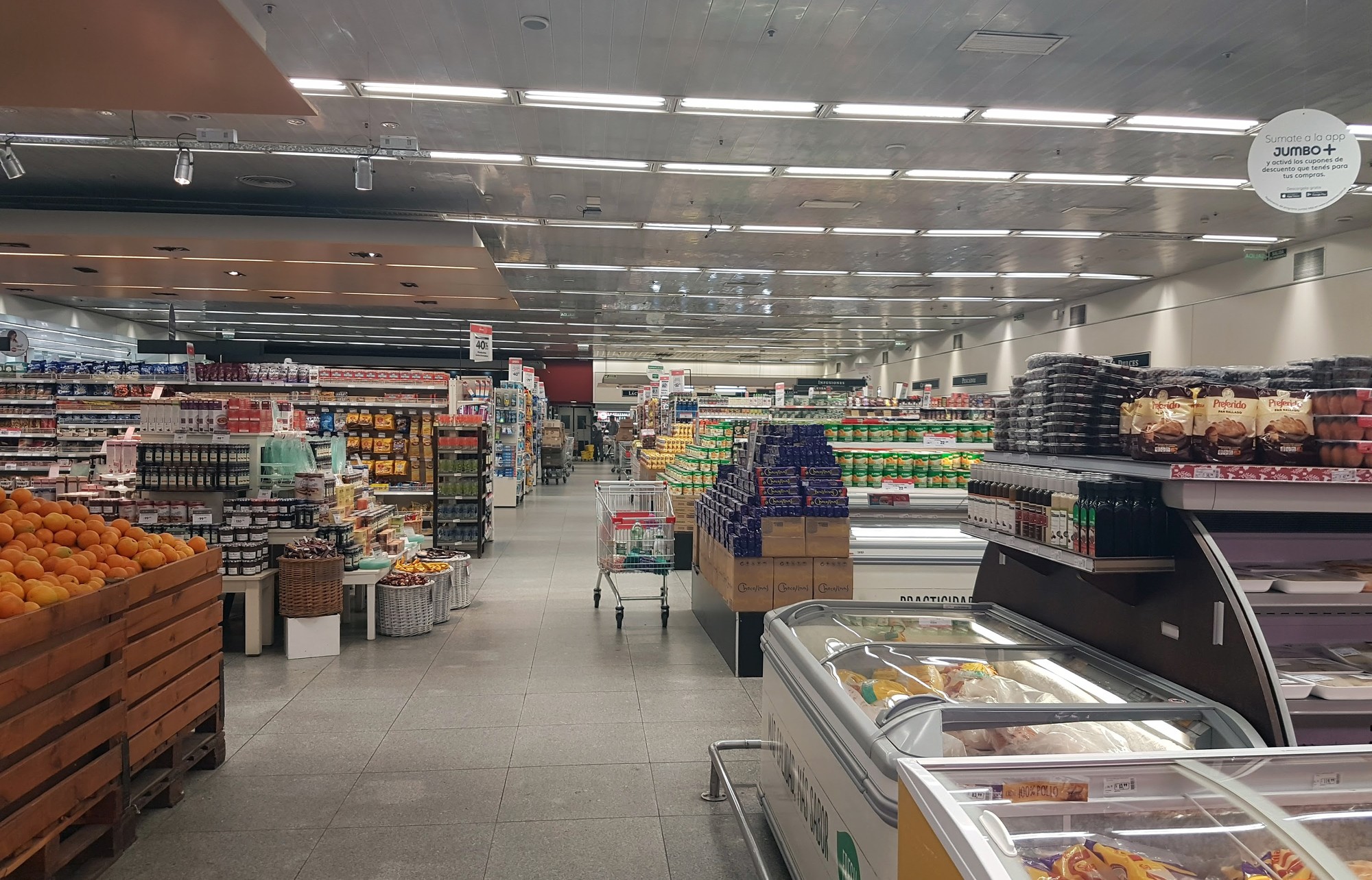 Interior de un supermercado de Buenos Aires, fotografiado en febrero de 2019. Archivo ilustrativo del consumo; no corresponde al relevamiento de precios de 2026.
