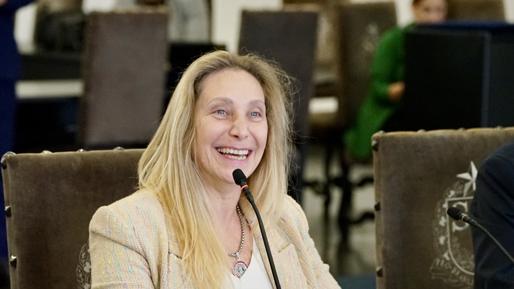 Karina Milei durante una reunión en el Palacio dos Bandeirantes de São Paulo, el 2 de diciembre de 2024. Fotografía de archivo; no corresponde a la mesa política del 13 de octubre de 2026.