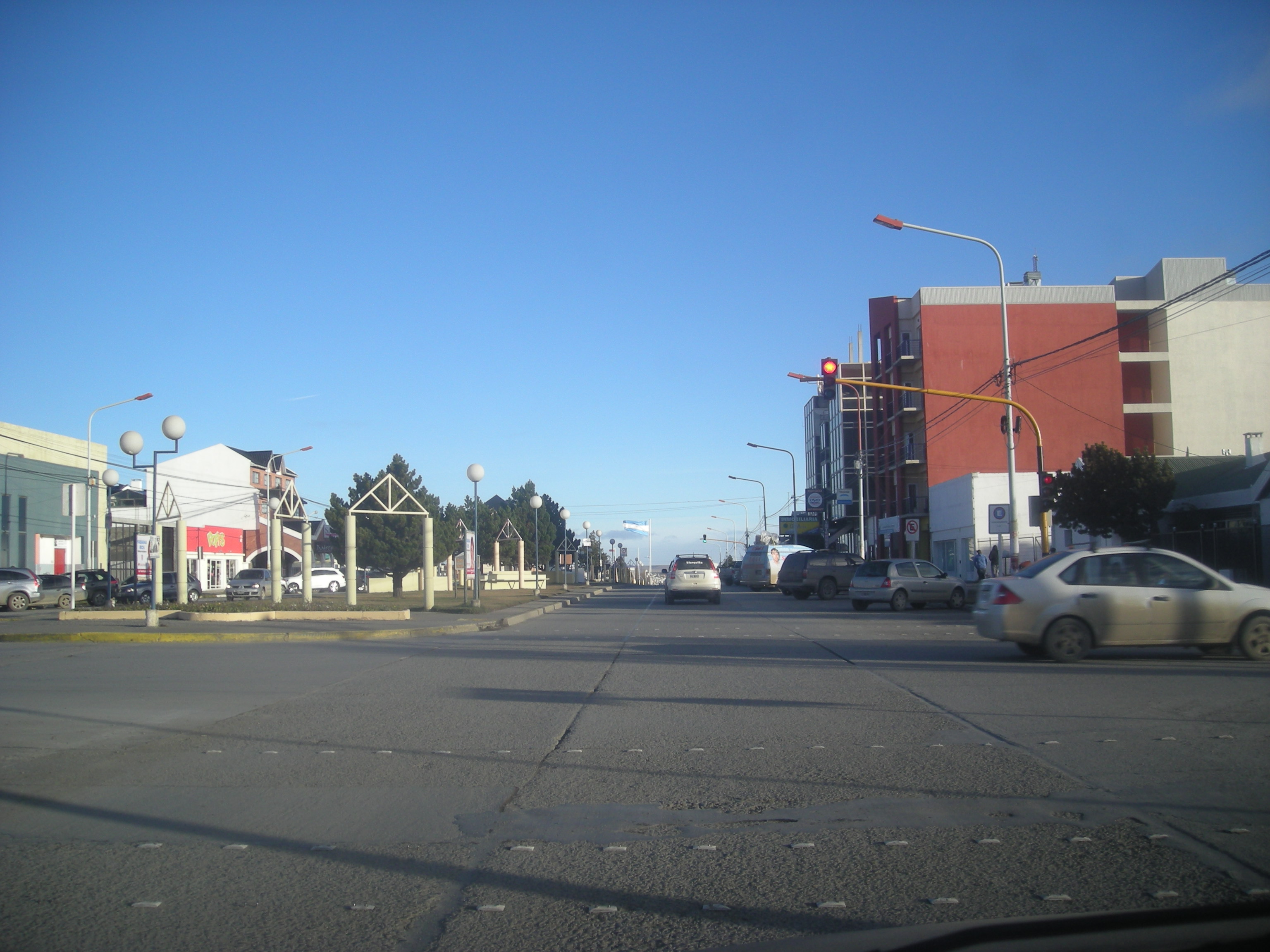 Avenida Belgrano de Río Grande, ciudad sede del torneo. Archivo del 23 de junio de 2011; no muestra al equipo ni al estadio.