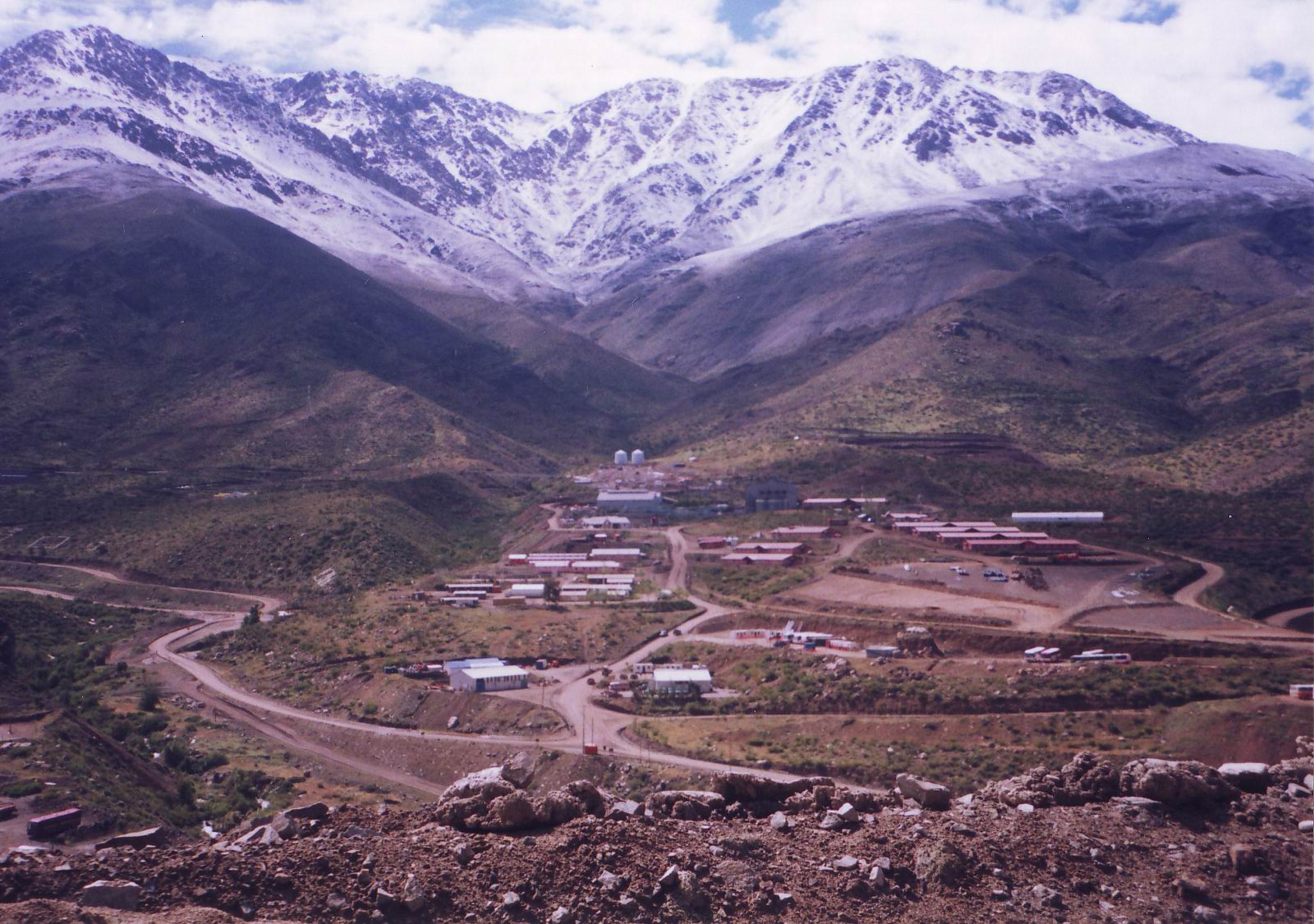 Vista de instalaciones de Minera Los Pelambres, en Salamanca, Chile. Fotografía de archivo publicada originalmente el 2 de enero de 2011; no muestra las obras de 2026.