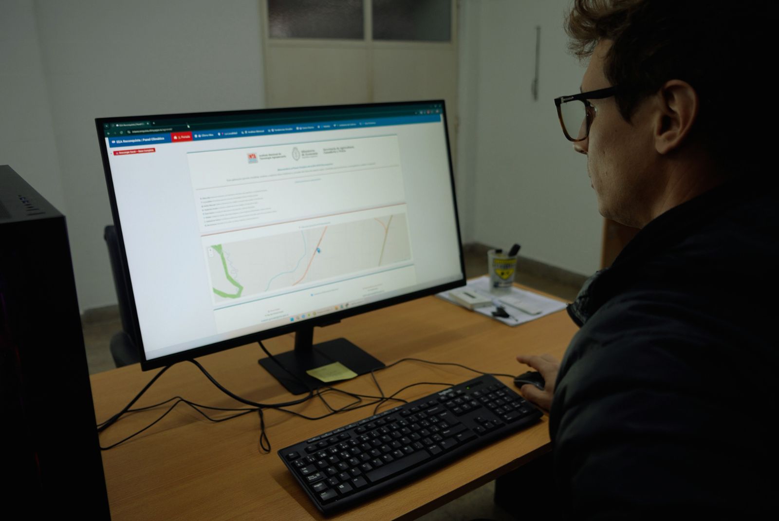 Consulta del Panel Climático Interactivo del INTA Reconquista. Fotografía de archivo difundida el 20 de julio de 2026; no muestra la toma de datos del informe de septiembre.